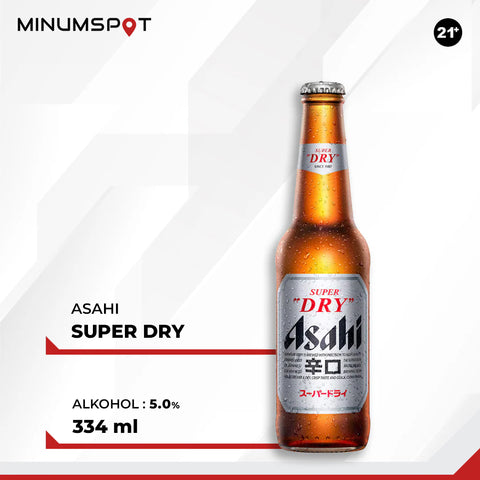Asahi Super Dry Bottle 334ml