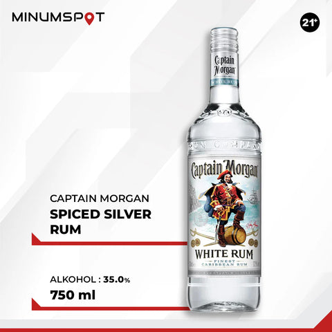 Captain Morgan Original Spiced Silver Rum 750ml