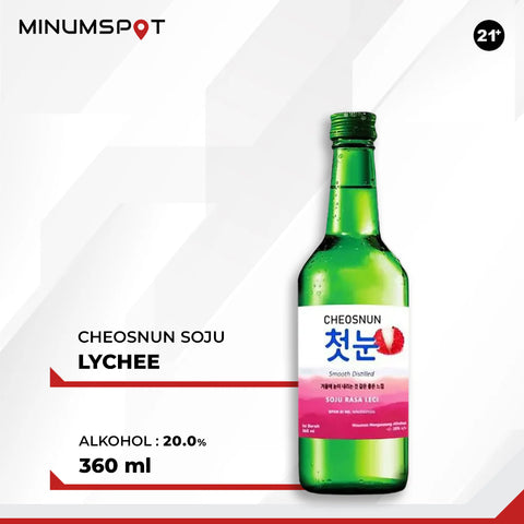 Cheosnun Soju Lychee 360ml