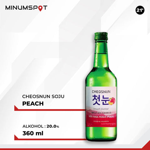 Cheosnun Soju Peach 360ml