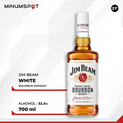 Jim Beam White Bourbon Whiskey 750ml