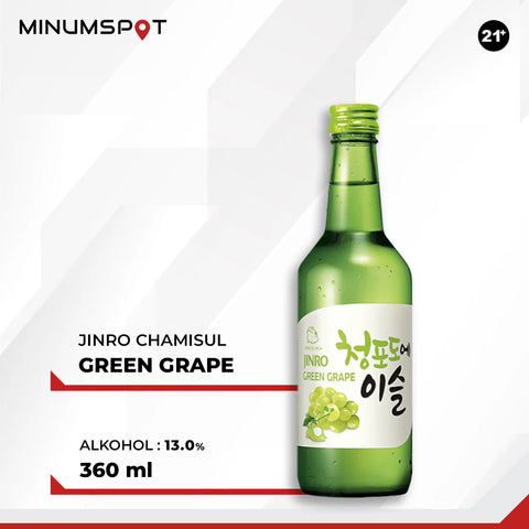 Jinro Chamisul Soju Green Grape 360ml