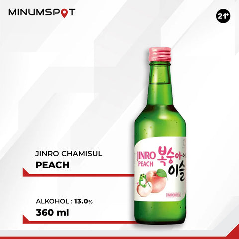 Jinro Chamisul Soju Peach 360ml