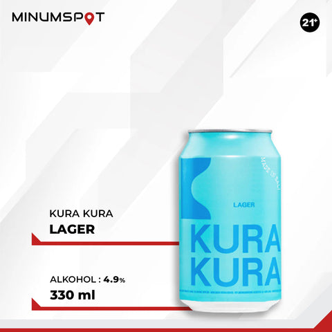 Kura Kura Lager Can 330ml