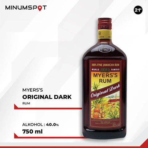 Myerss Original Dark Rum 750ml
