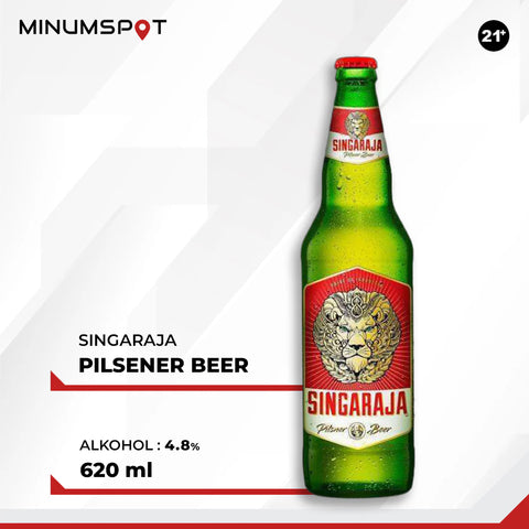 Singaraja Pilsener Beer 620ml Bottle