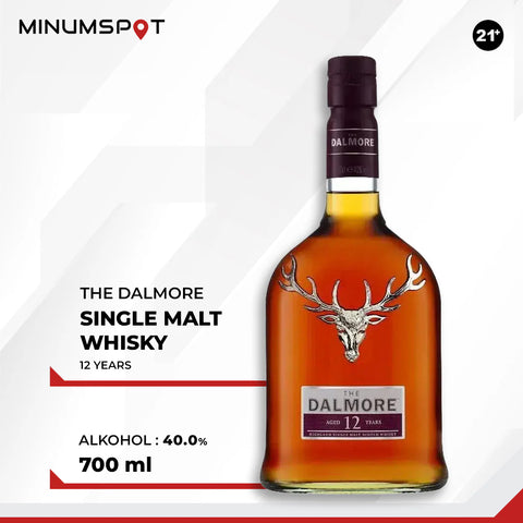 The Dalmore 12 YO Single Malt Scotch Whiskey 700ml