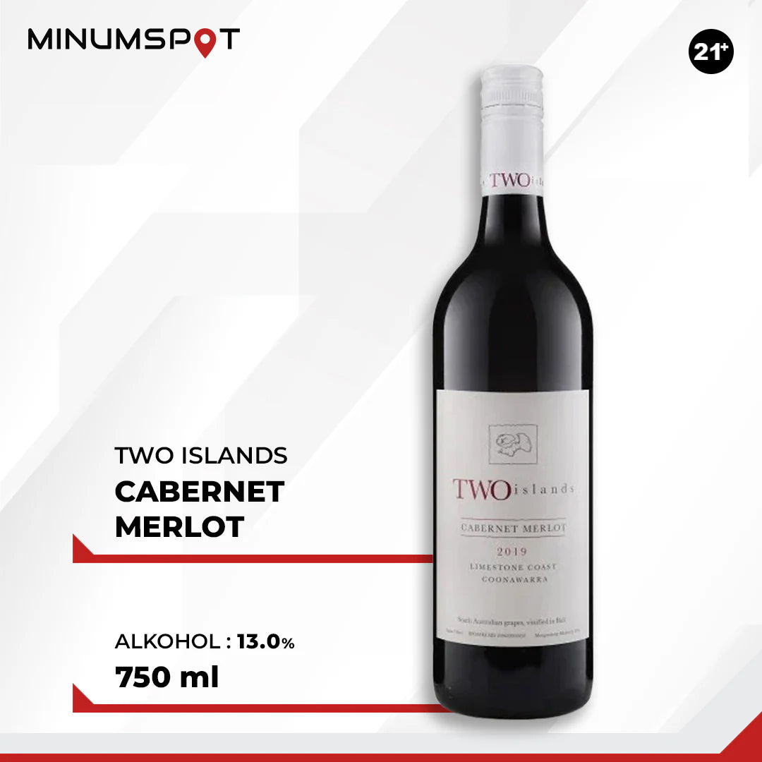 Jual Two Island Cabernet Merlot 750ml Murah, Garansi 100% Asli - Minumspot