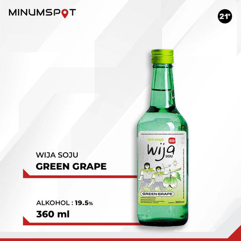 Wija Soju Green Grape 360ml